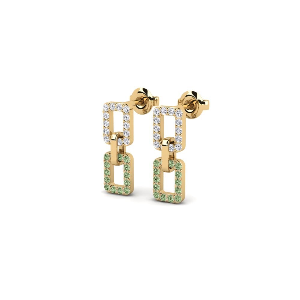 Green Diamond Women's Earring Yimo