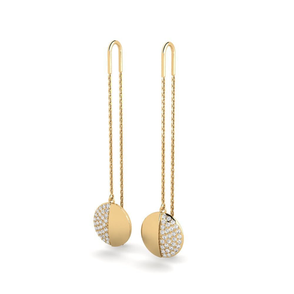 Moissanite Brincos Feminino Yokepa
