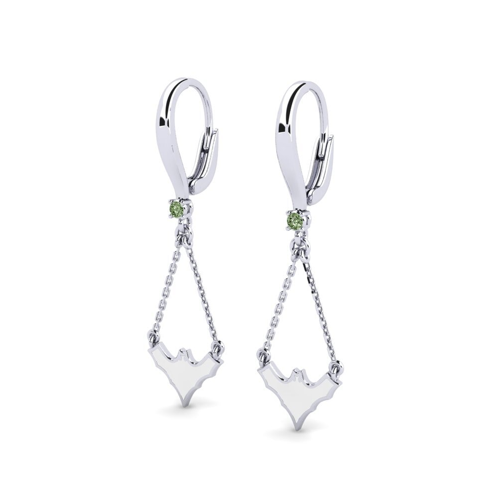 Diamante Verde Pendiente de mujer Yonanne