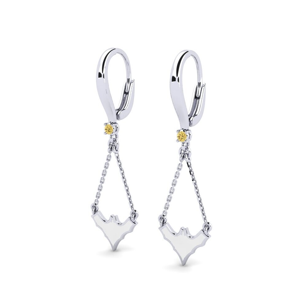 Diamante Giallo Orecchino da donna Yonanne