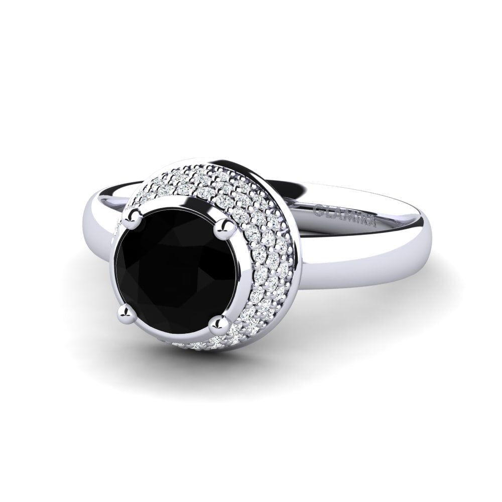 Black Diamond Engagement Ring Yorlandie