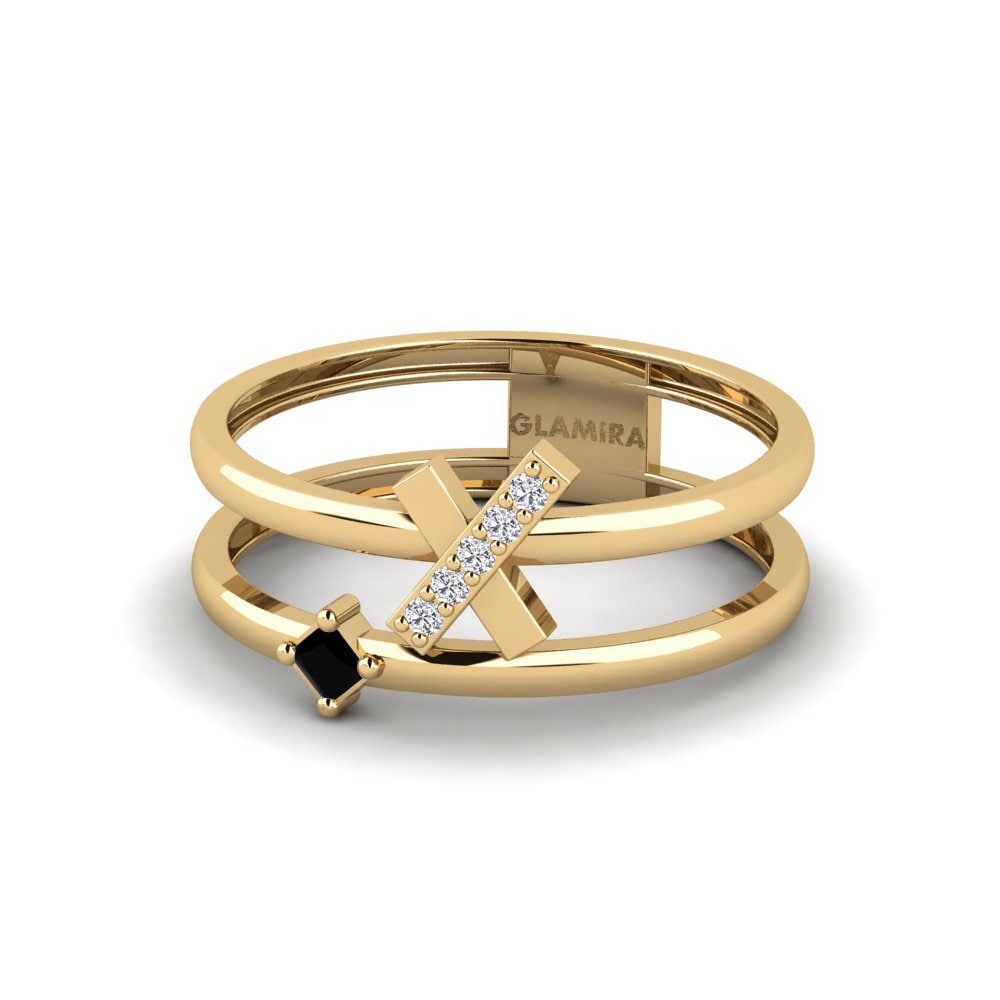Zafiro negro Anillo Ypsilas