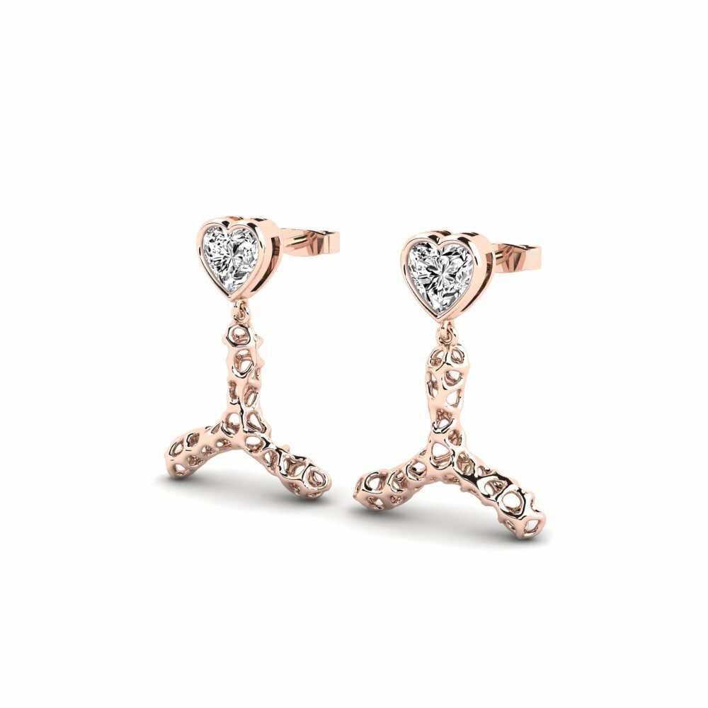 Moissanite Boucle d'oreille femme Ytoos