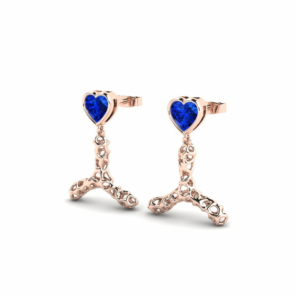 Sapphire (Lab Created) Earring Ytoos