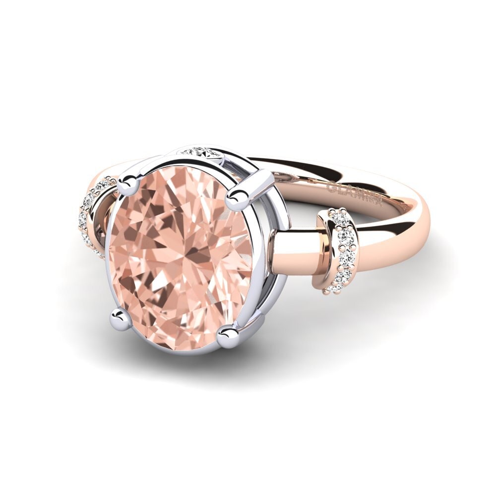 Morganita Anillo de compromiso Yudella