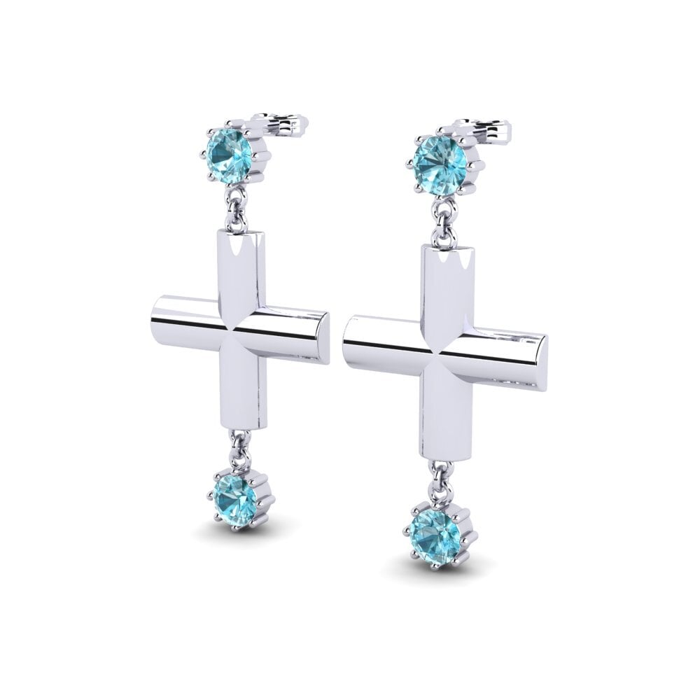 Blue Zircon Earring Yukint