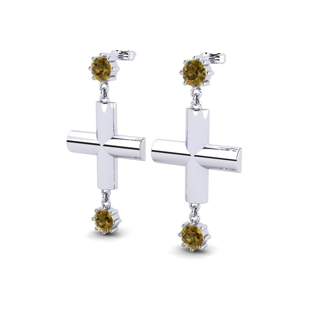 Brown Zircon Women's Earring Yukint