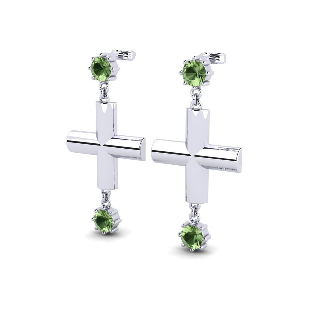 Green Sapphire Women's Earring Yukint