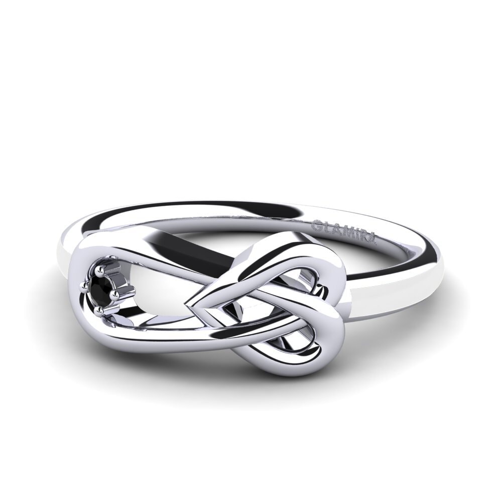 Diamante Nero Anello Germael