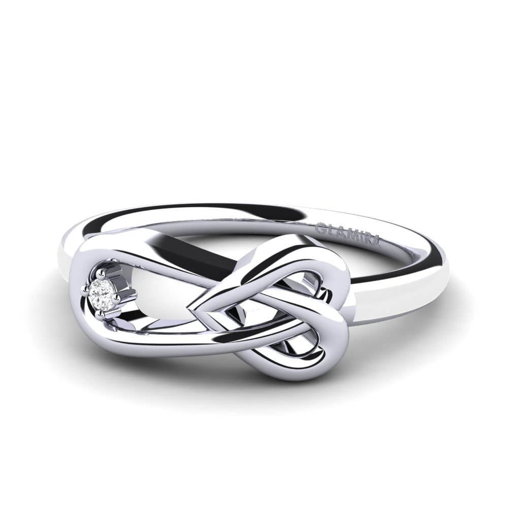 Zaffiro Bianco Anello Germael