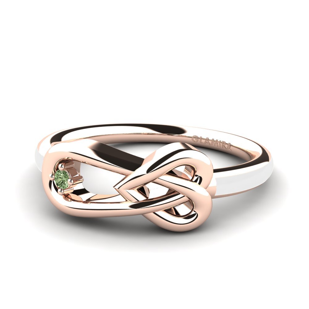 Grüner Diamant Ring Germael