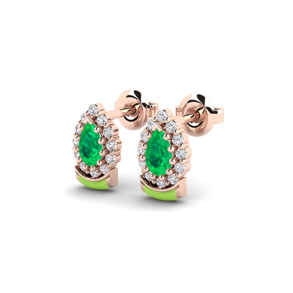 14k Rose Gold Women's Earring Zabavno