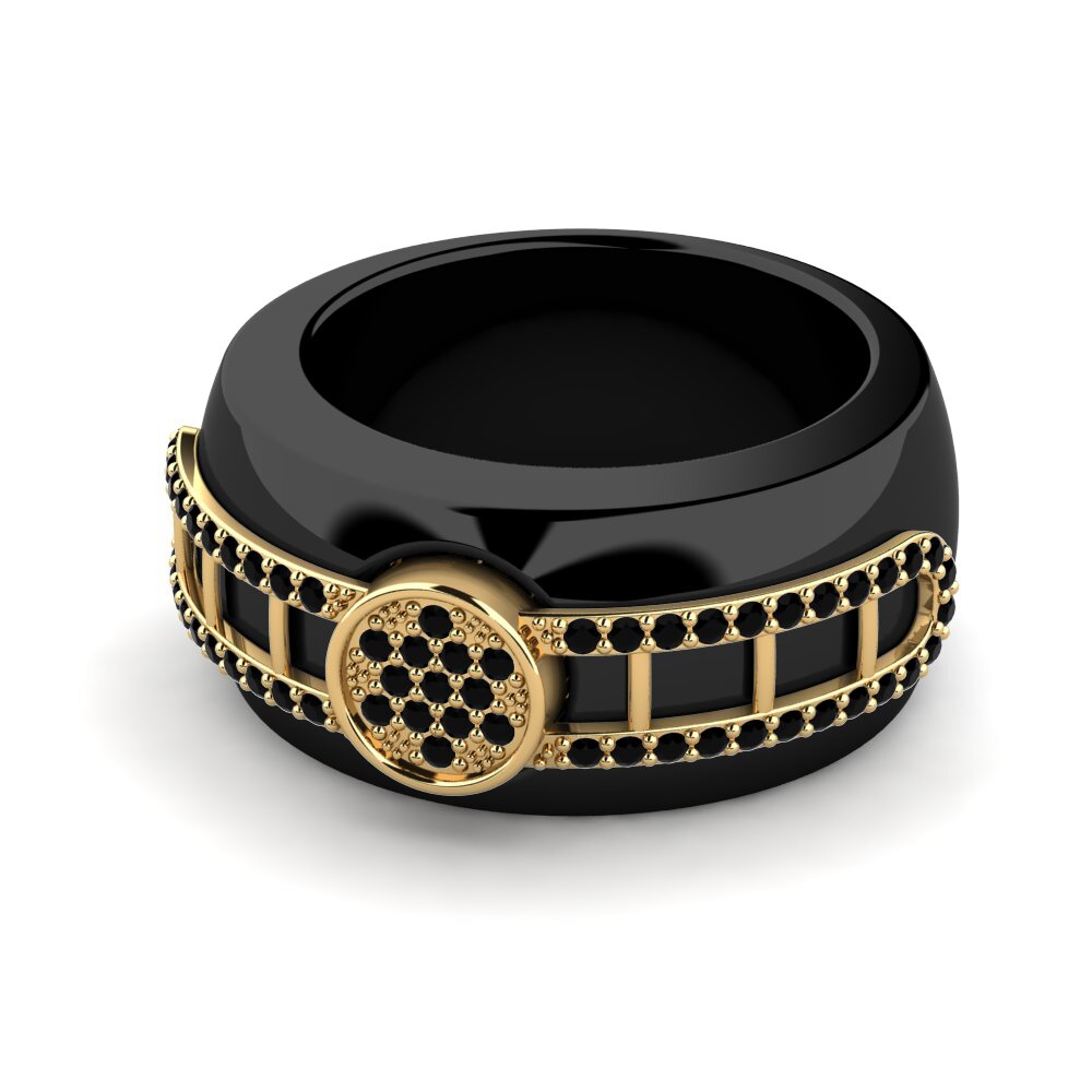 Schwarzer Onyx Ring Zaremba