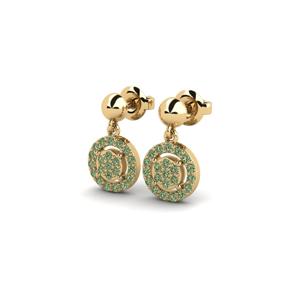 Green Diamond Women's Earring Zegel