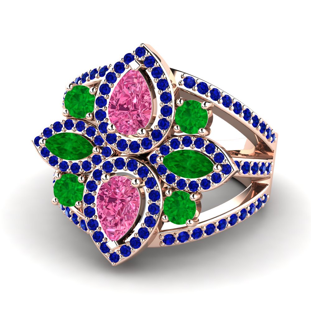 Pink Tourmaline Ring Zenobia