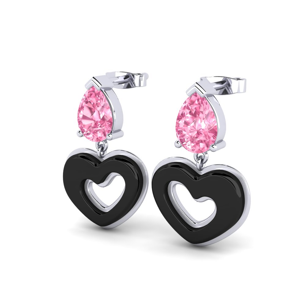 Pink Sapphire Women's Earring Zerby