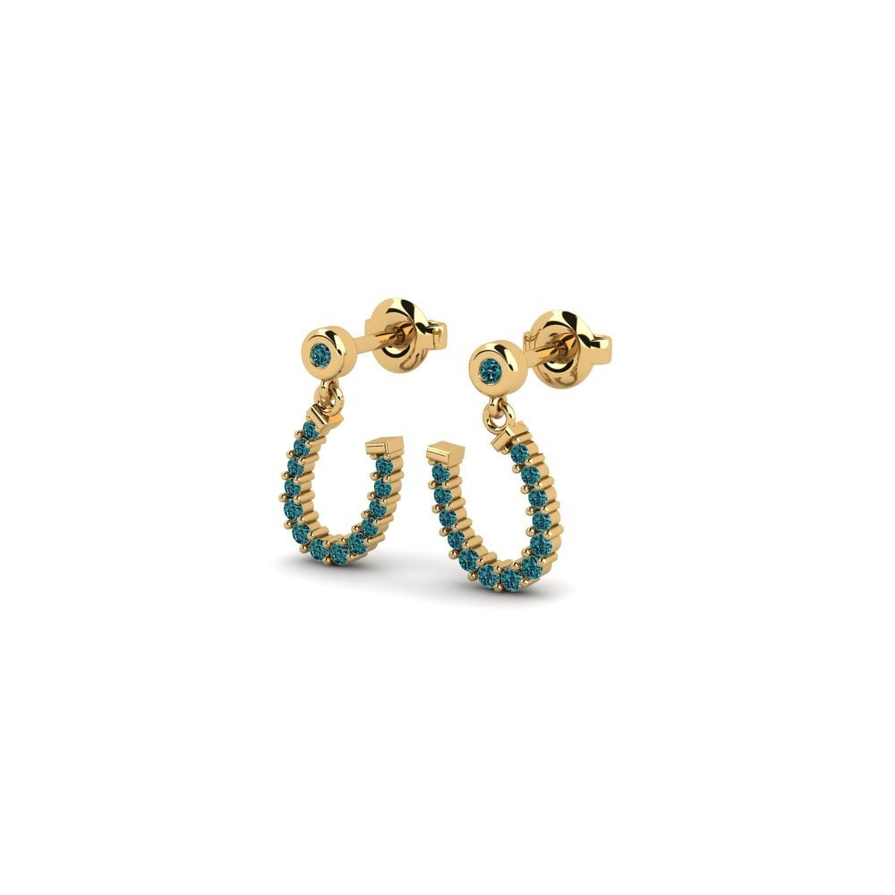 Blue Diamond Women's Earring Zmiennaja