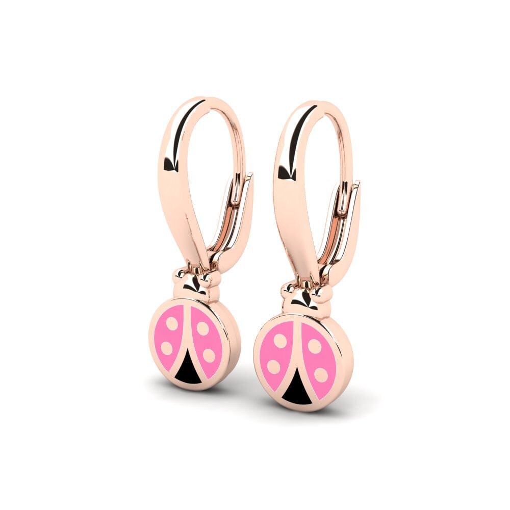 18ct Rose Gold Kid's Earring Zodabwitsa