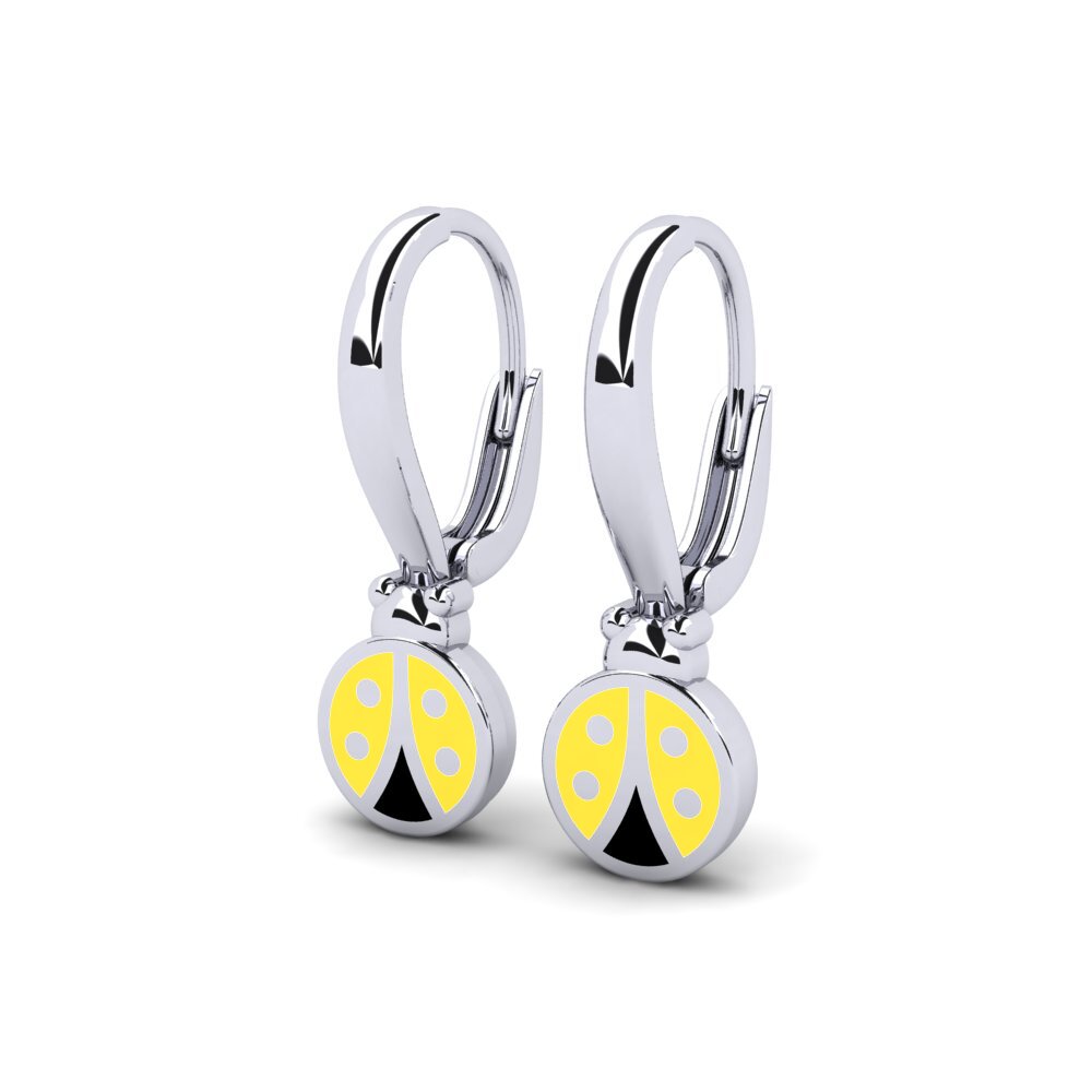 9ct White Gold Kid's Earring Zodabwitsa