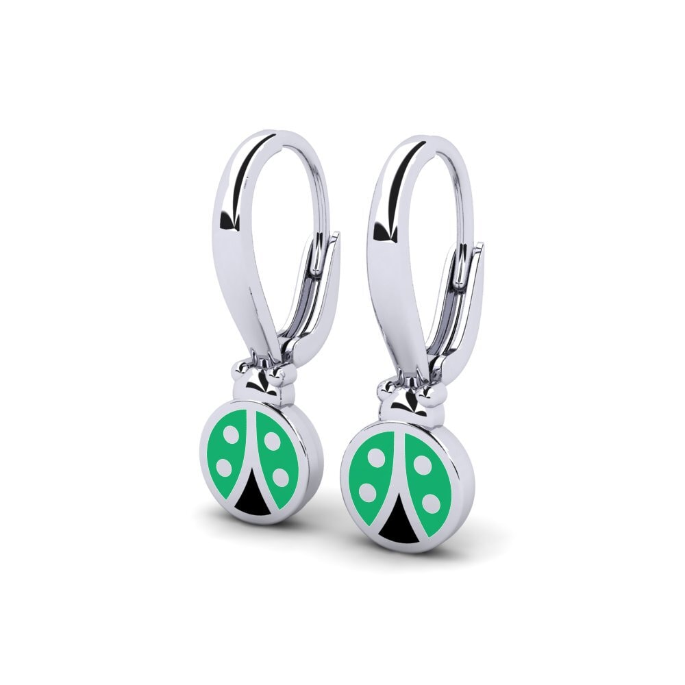 White Silver Kid's Earring Zodabwitsa