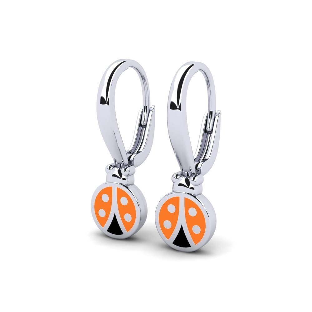 18k White Gold Kid's Earring Zodabwitsa