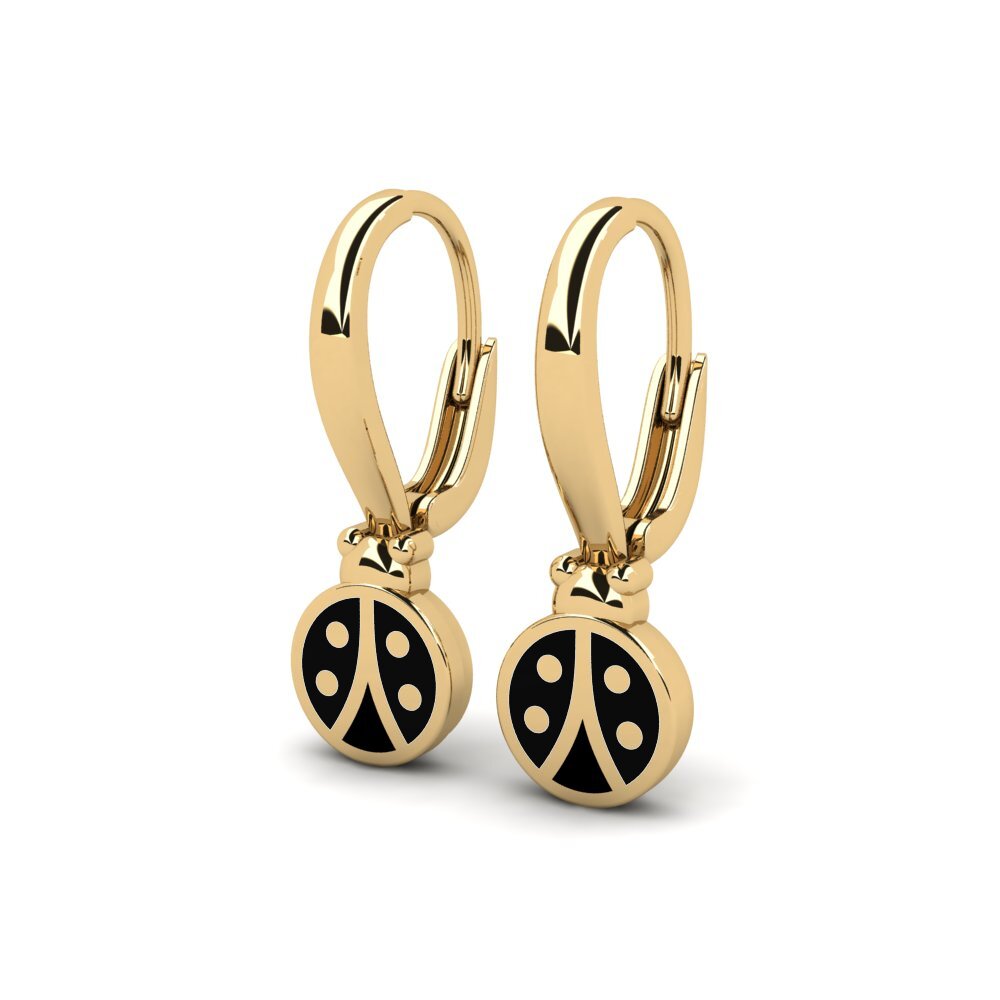 14k Oro Amarillo Pendiente para Niño Zodabwitsa