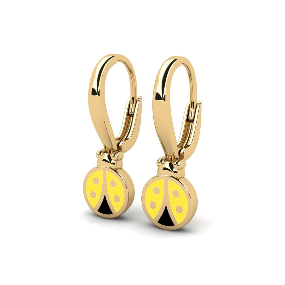 9ct Yellow Gold Kid's Earring Zodabwitsa