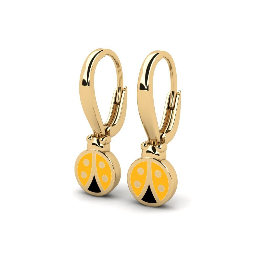 14k Oro Amarillo Pendiente para Niño Zodabwitsa