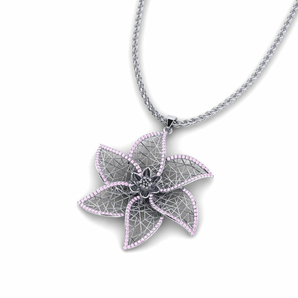 Pink Sapphire Women's Pendant Zoeigh
