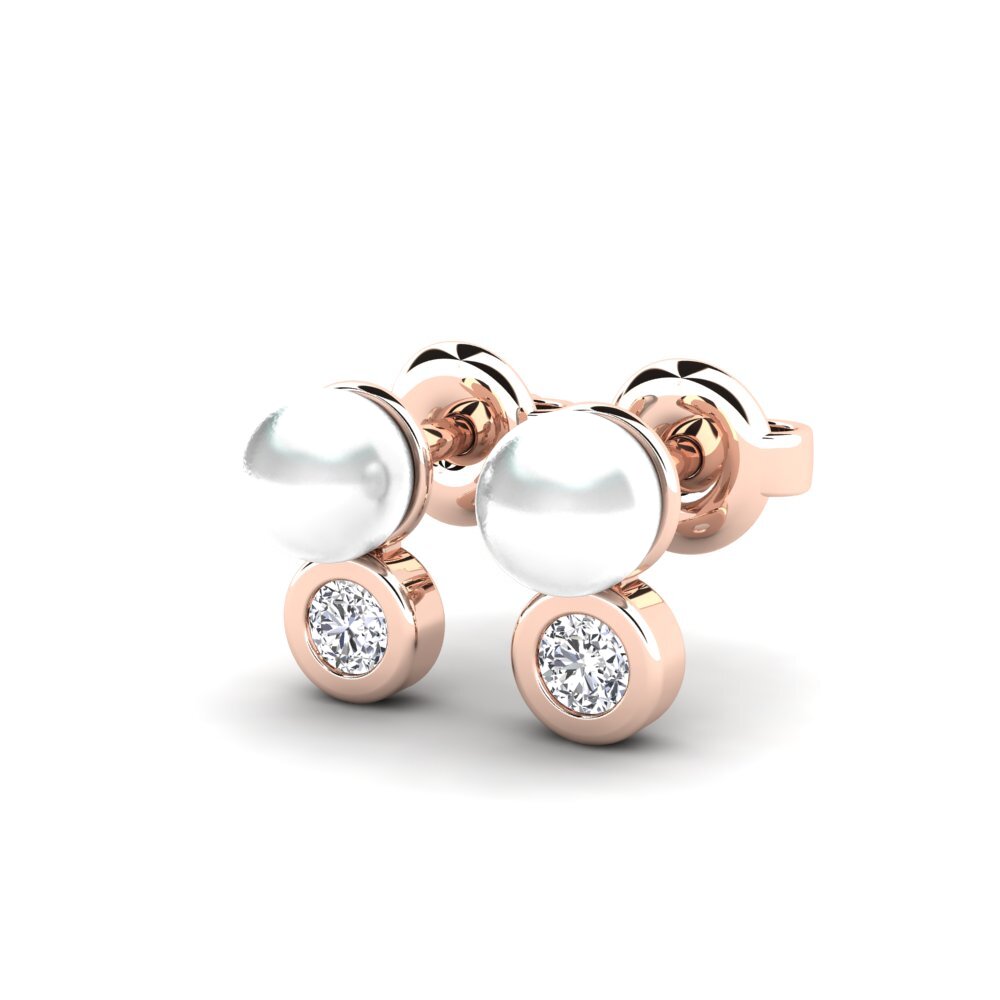 14k Rose Gold Women's Earring Zoet