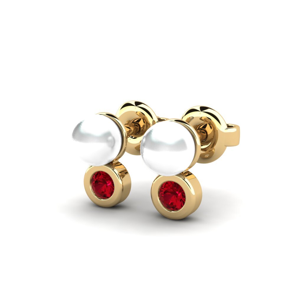 ruby-zirconia ต่างหู Zoet