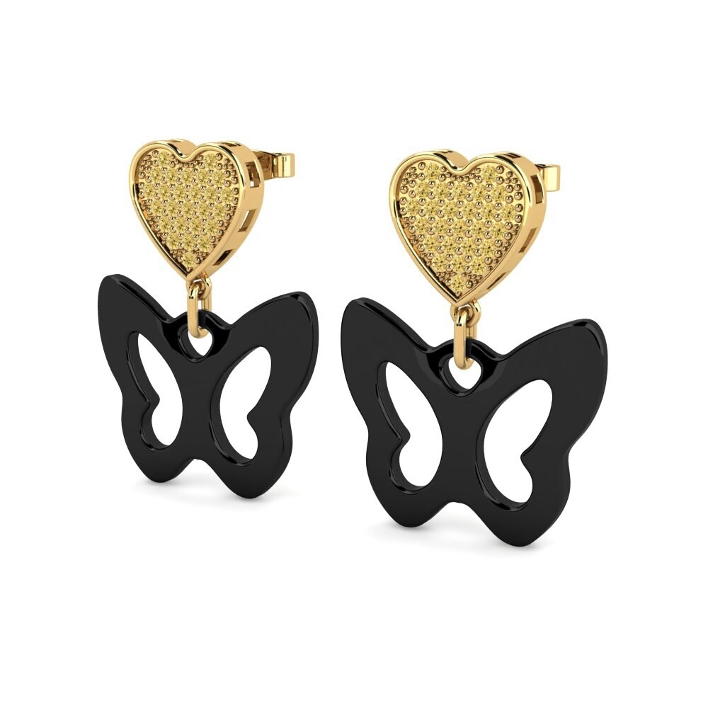 Yellow Diamond Women's Earring Zoller