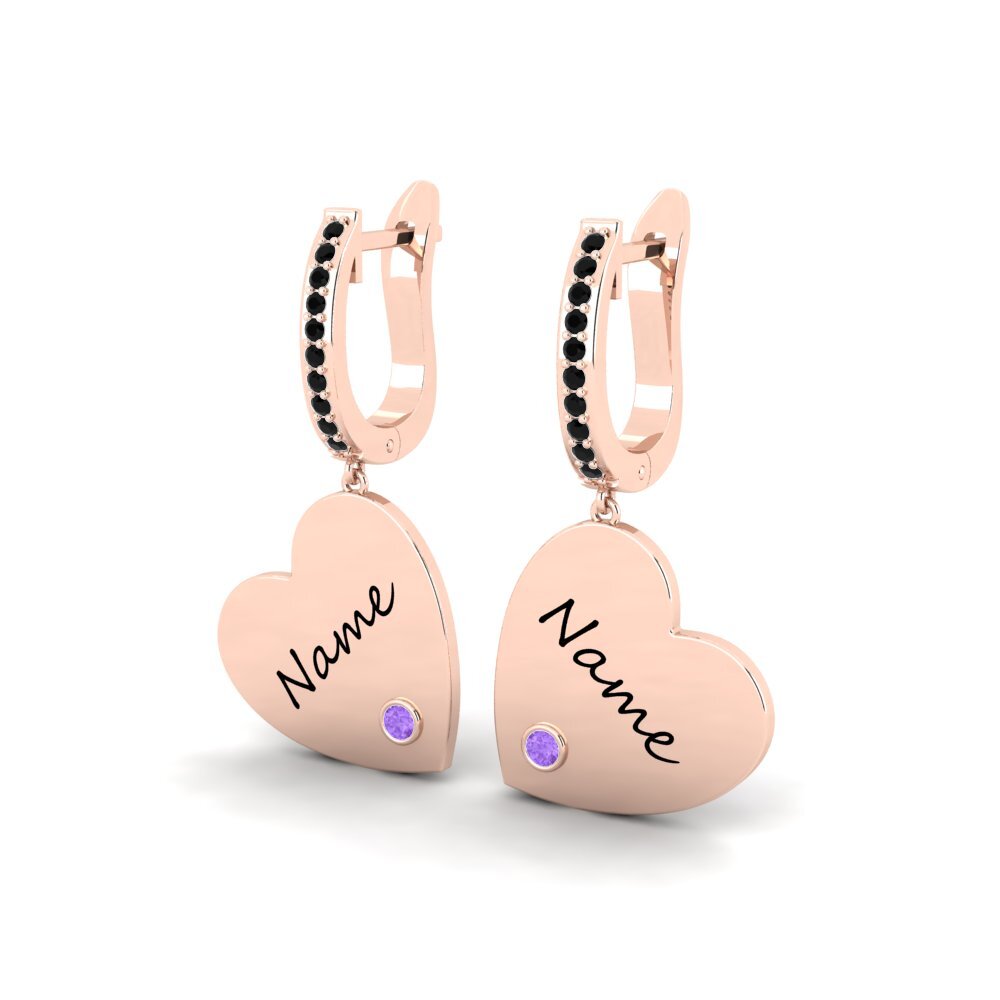 Amethyst Women's Earring Zonia