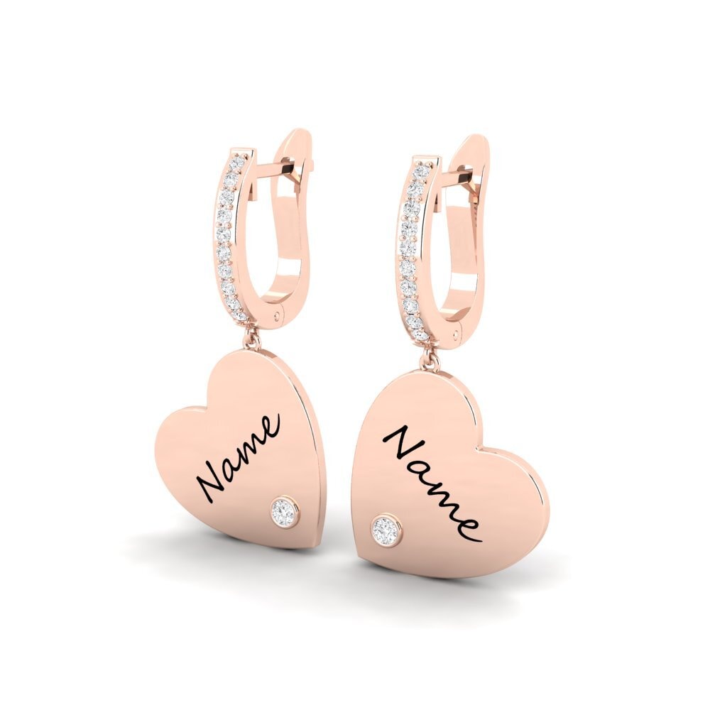 White sapphire Earring Zonia