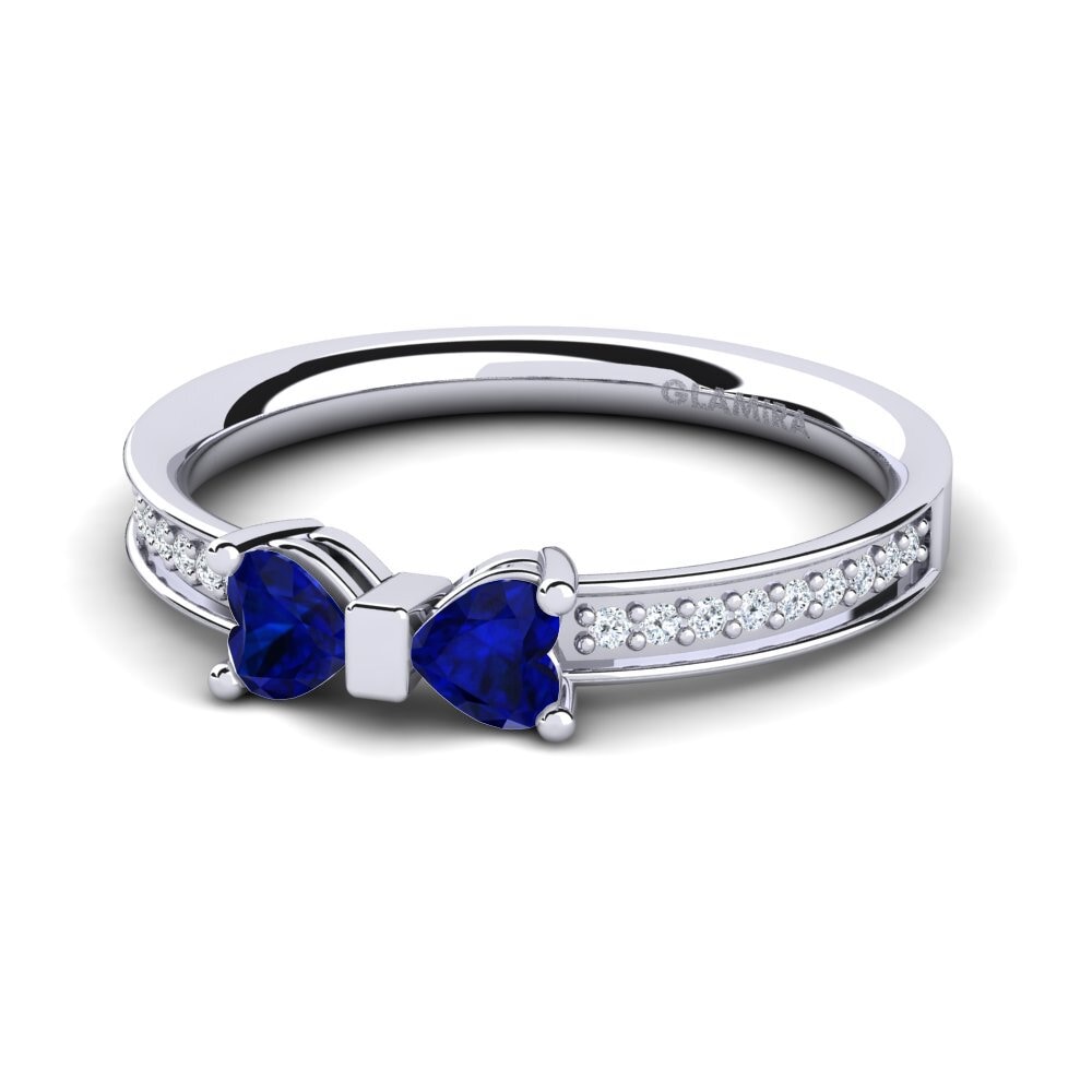 Corazón Zafiro Anillo Zophiel