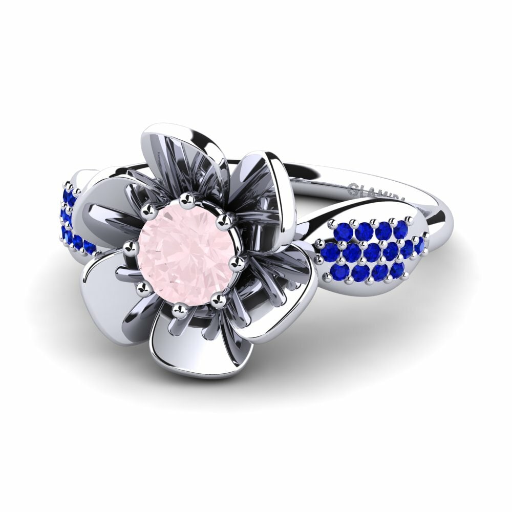 Cuarzo rosa Anillo Zurielys