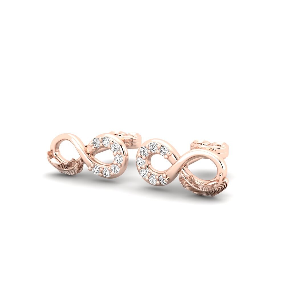 Đá Moissanite Bông tai nữ Zvezda