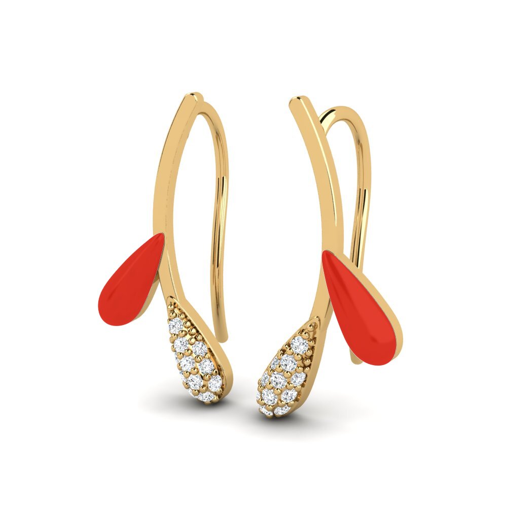 Zircone Orecchino da donna Zweig
