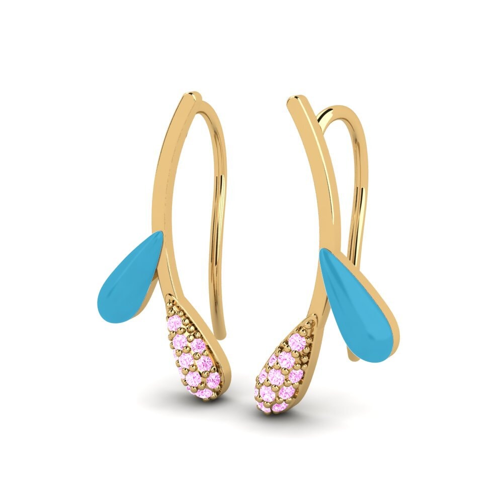 Pink Sapphire Earring Zweig