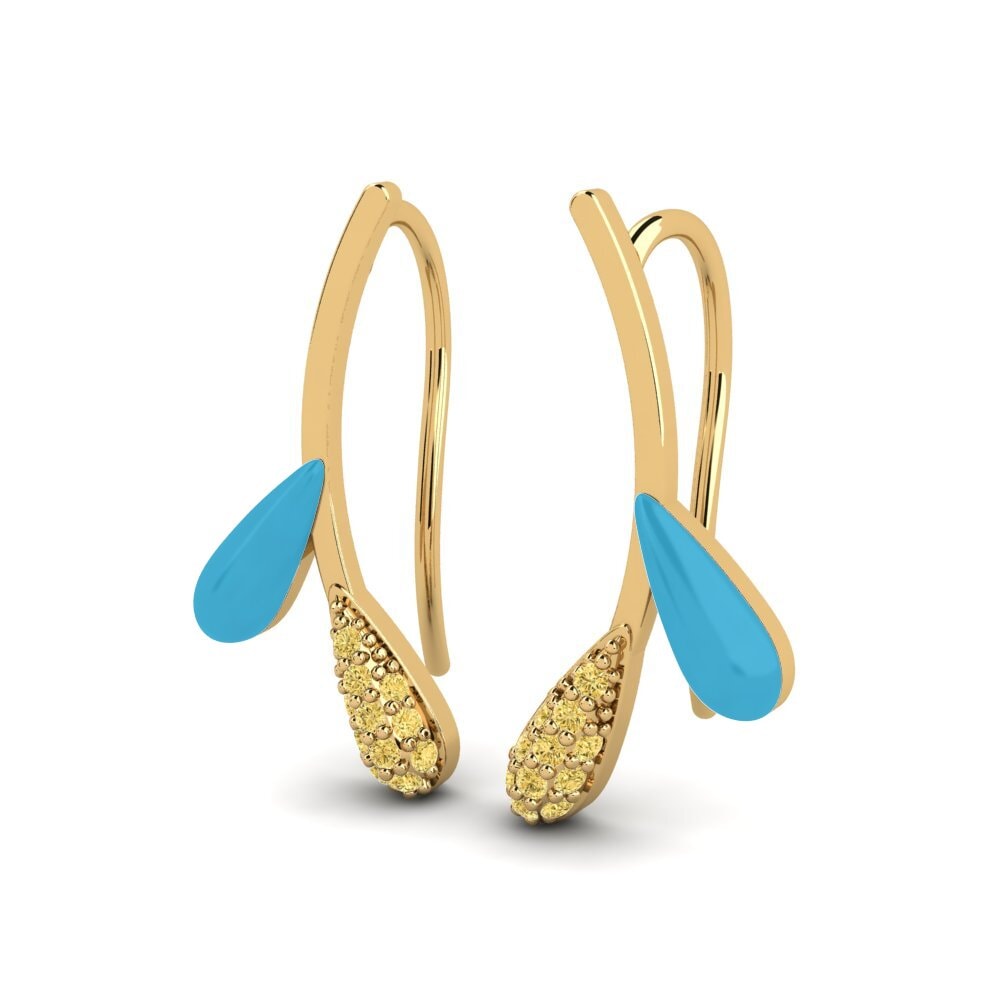 Yellow Diamond Women's Earring Zweig
