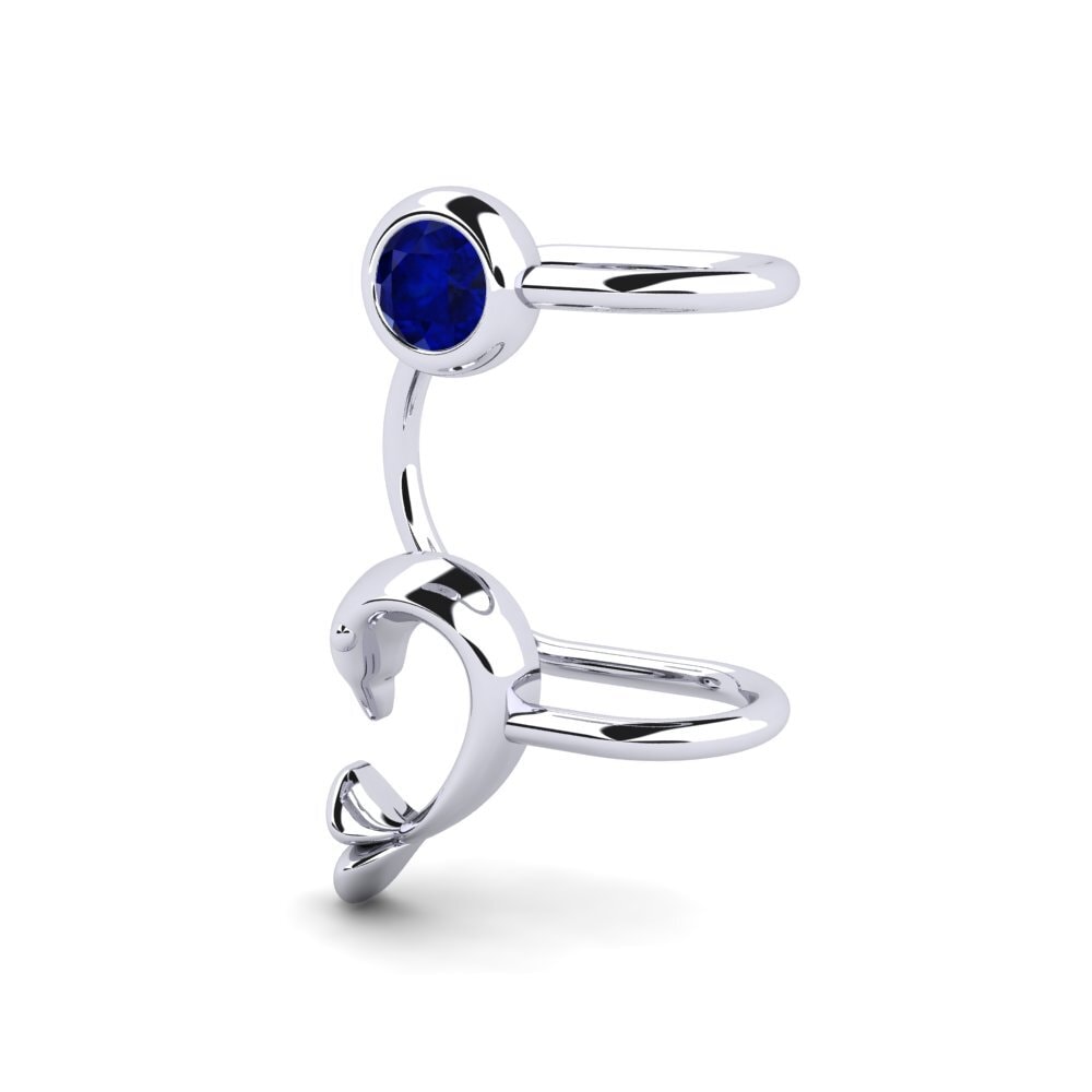 Đá Sapphire Bông tai nữ Zwen