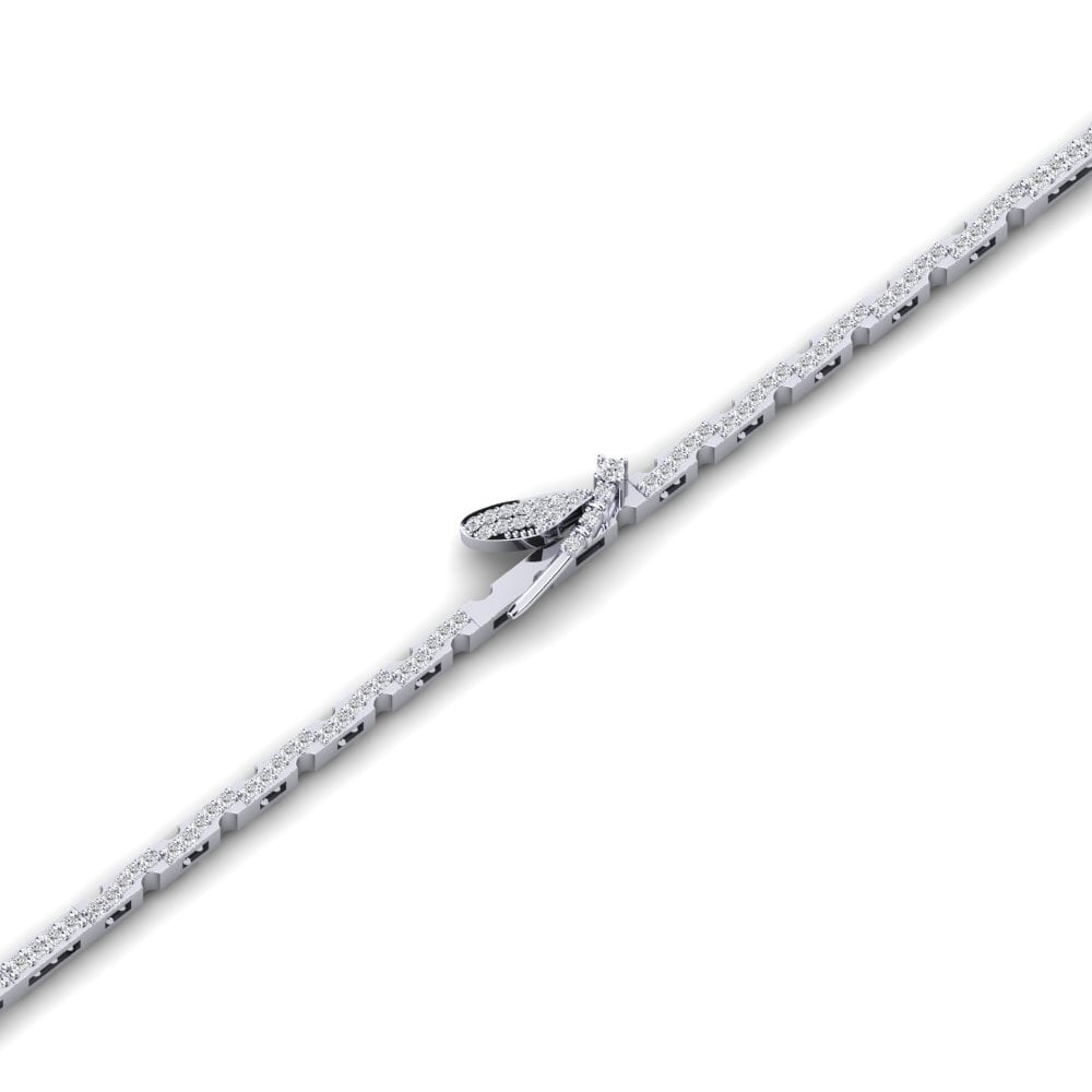 Acquista Bracciale da donna Canefield in taglio Rotondo 0.03 Carati ...