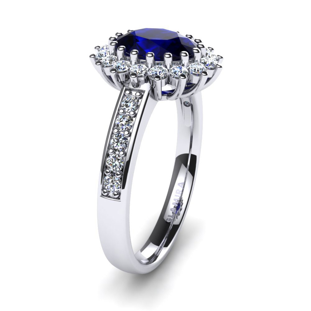 Anello di Fidanzamento Set Sposa Simulato Taglio Cuscino 2