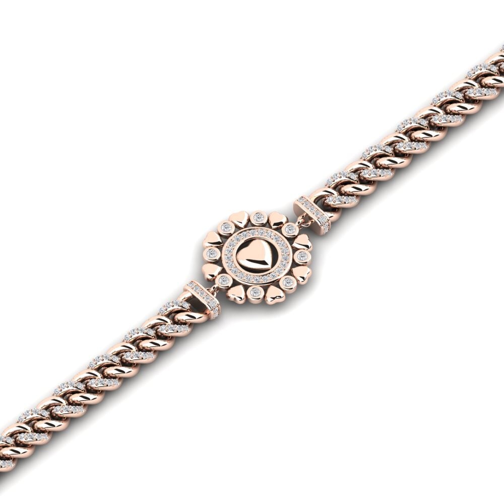 Pedir Pulsera de Mujer Contracker en corte Redondo 0.12 Quilates 18k ...