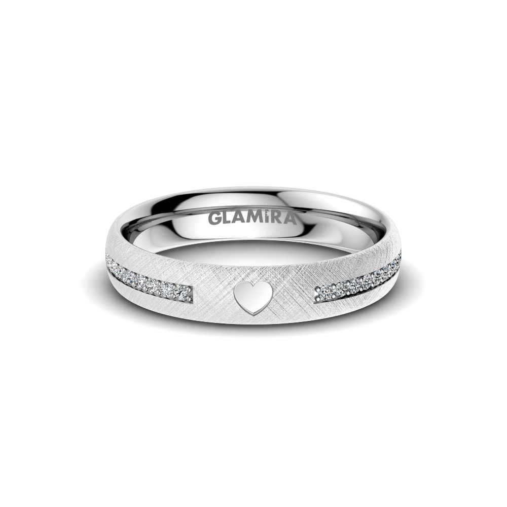 Wating Ring Order 0.156 Carat 925 Silver Zirconia Wedding Ring Passionate Waiting 4 ...