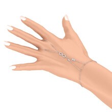 GLAMIRA Finger Bracelet Incomparable