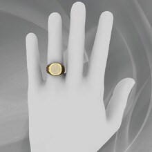 GLAMIRA Men's Ring Bearic
