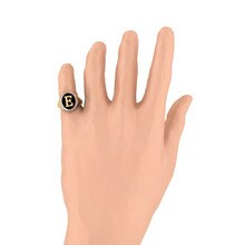 Pinker Ring für Männer Frah - E