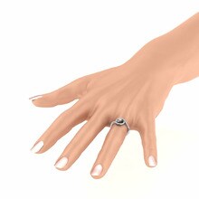 Zaročni prstan Cassia 0.16 crt