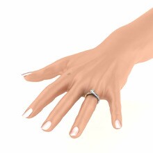 Zaručnički prsten Clariss 0.16 crt